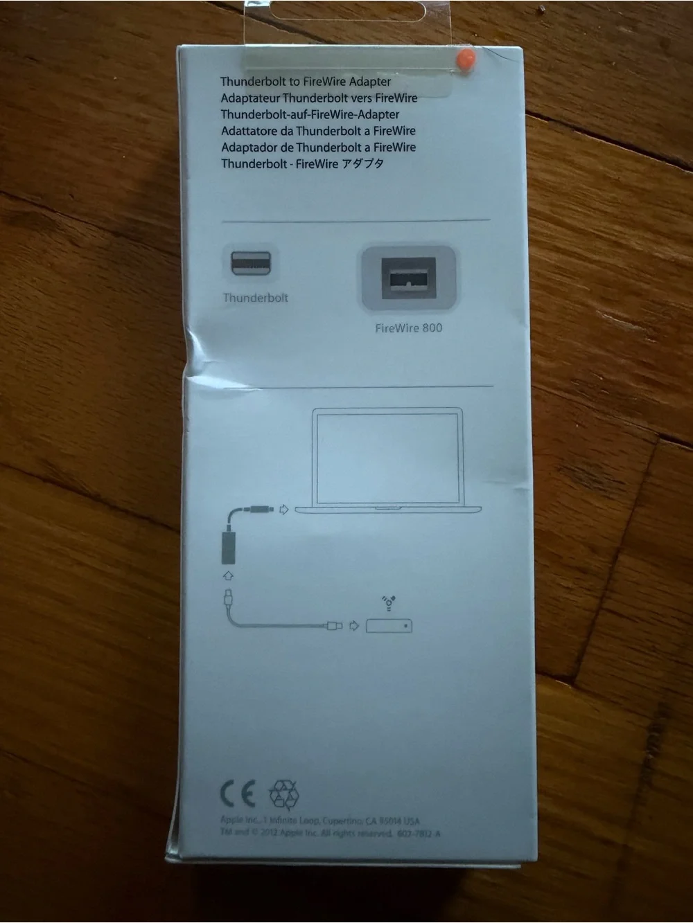 Apple Thunderbolt to FireWire Adapter - White
